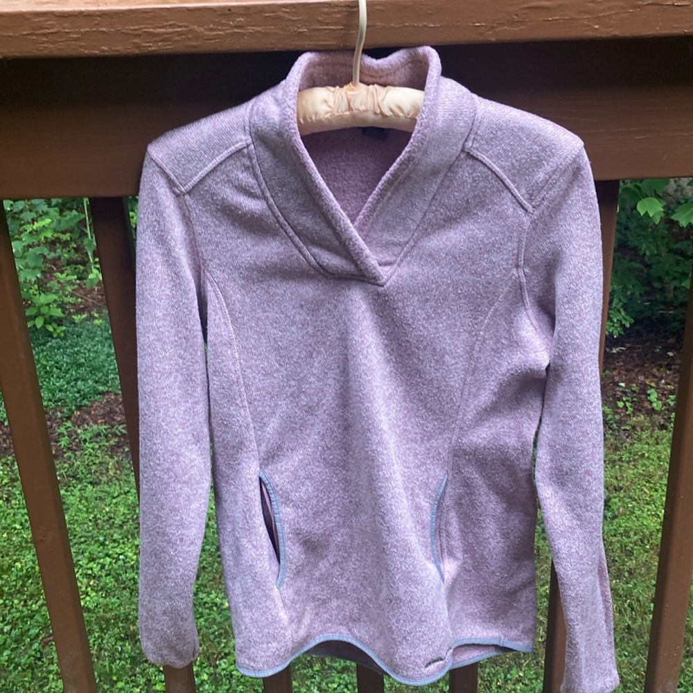 Eddie Bauer pink knit pullover
